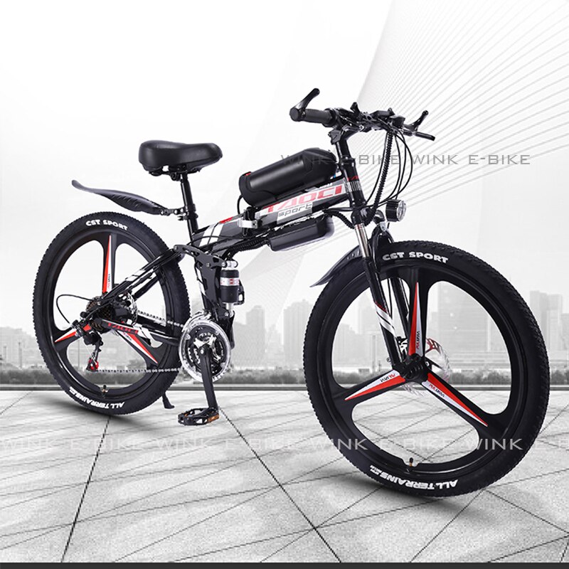 전기 자전거 성인 Ebike 모든 지형 26 &36V 350W 13Ah 이동식 리튬 이온 배터리, 산악 Ebike 성인 여성용